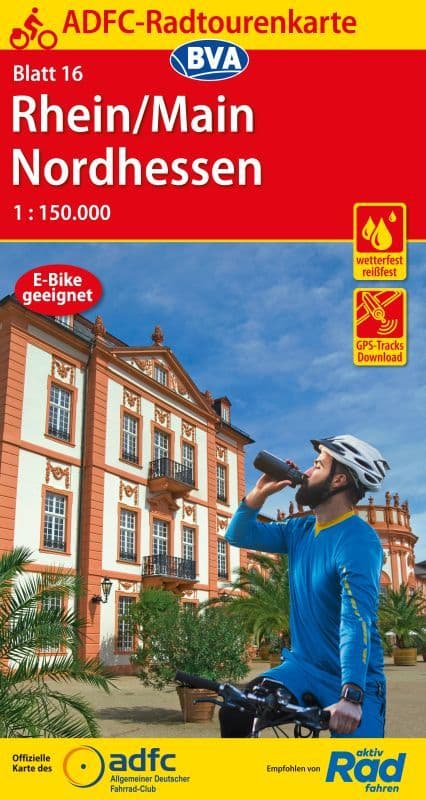 ADFC - Germany - 16 - Rhein / Main / Nordhessen Cycling Map