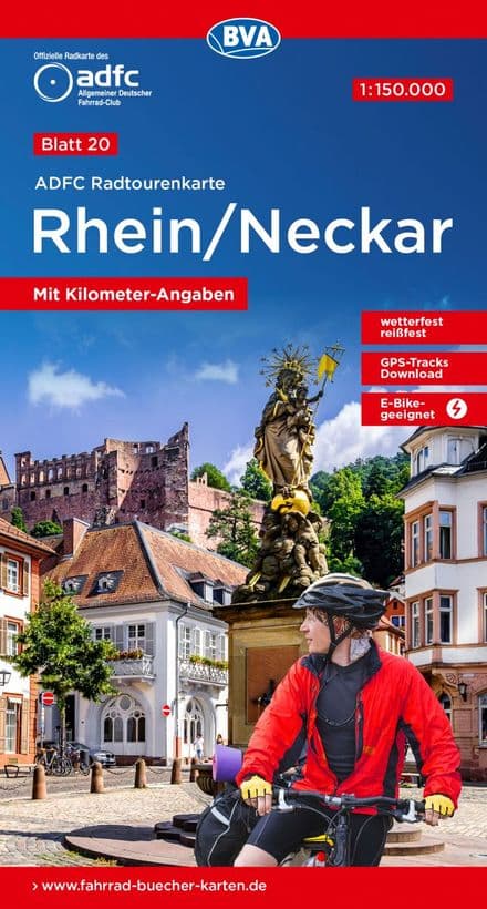 ADFC - Germany - 20 - Rhein / Neckar Cycling Map