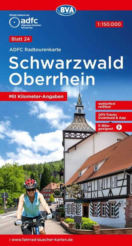 ADFC - Germany - 24 - Schwarzwald / Oberrhein Cycling Map