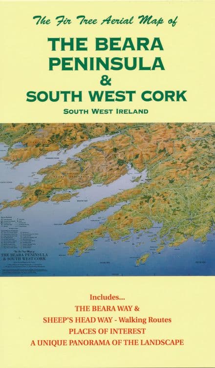 Aerial Map of the Beara Peninsula & South West Cork - Folded