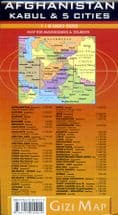 Afghanistan Country map Gizi 1:2,000,000
