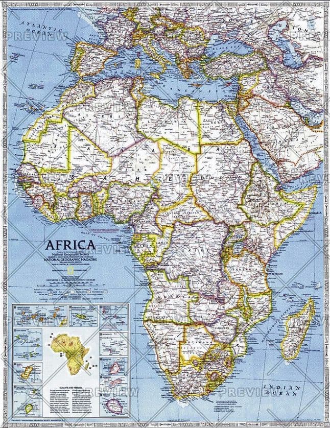 Africa - Published 1990 by National Geographic