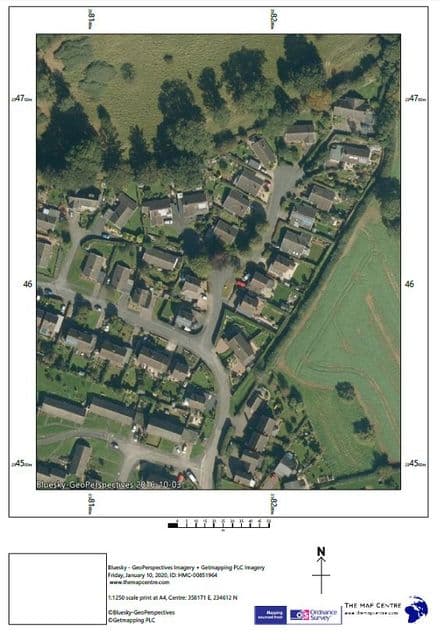 Air Photo by BlueSky Scale 1:1250 - PDF By POST