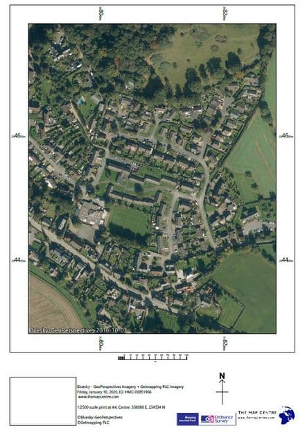 Air Photo by BlueSky Scale 1:2,500 - PDF By Email