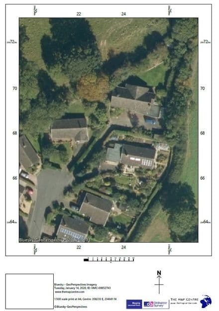 Air Photo by GetMapping Scale 1:500 - PDF By Email
