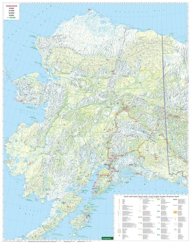 Alaska Road Map - F&B