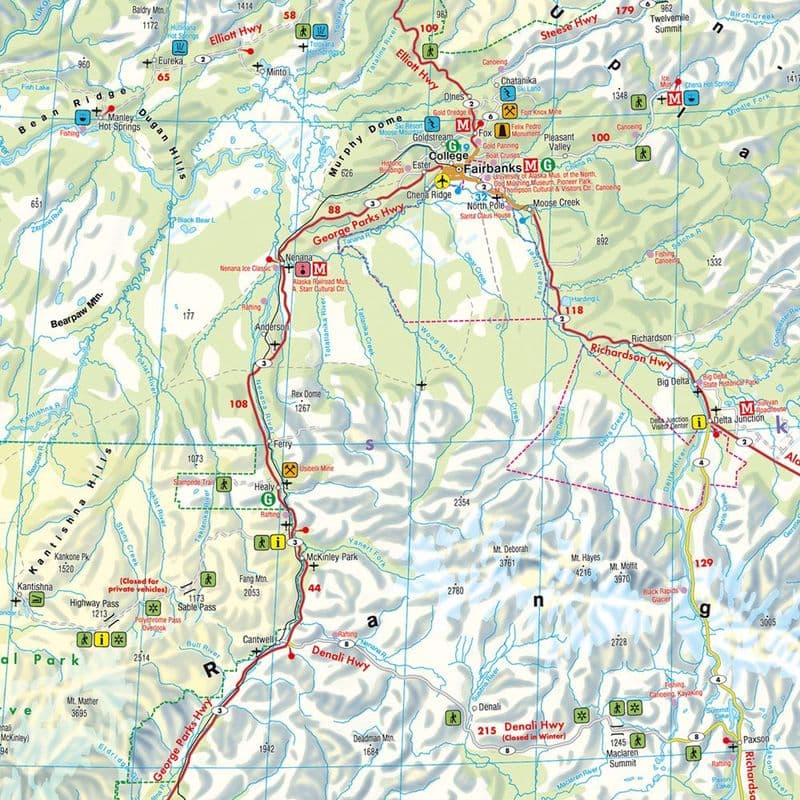 Alaska Road Map - F&B