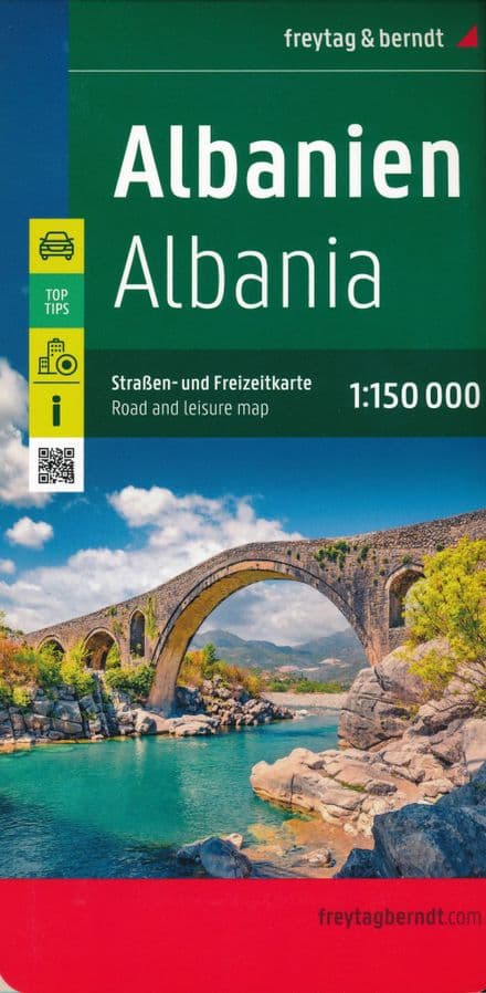 Albania Road Map Freytag & Berndt - 1:150,000 (FB.011)