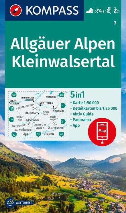 Allgäuer Alpen / Kleinwalsertal - Kompass 3