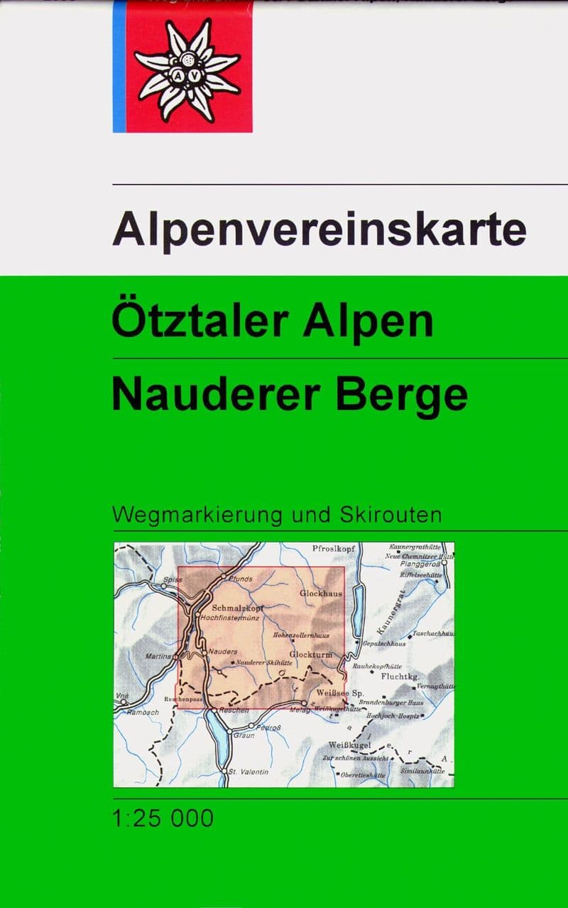 Alpine Club 30/4 - Ötztalerr Alpen Nauderer Berge Walk & Ski