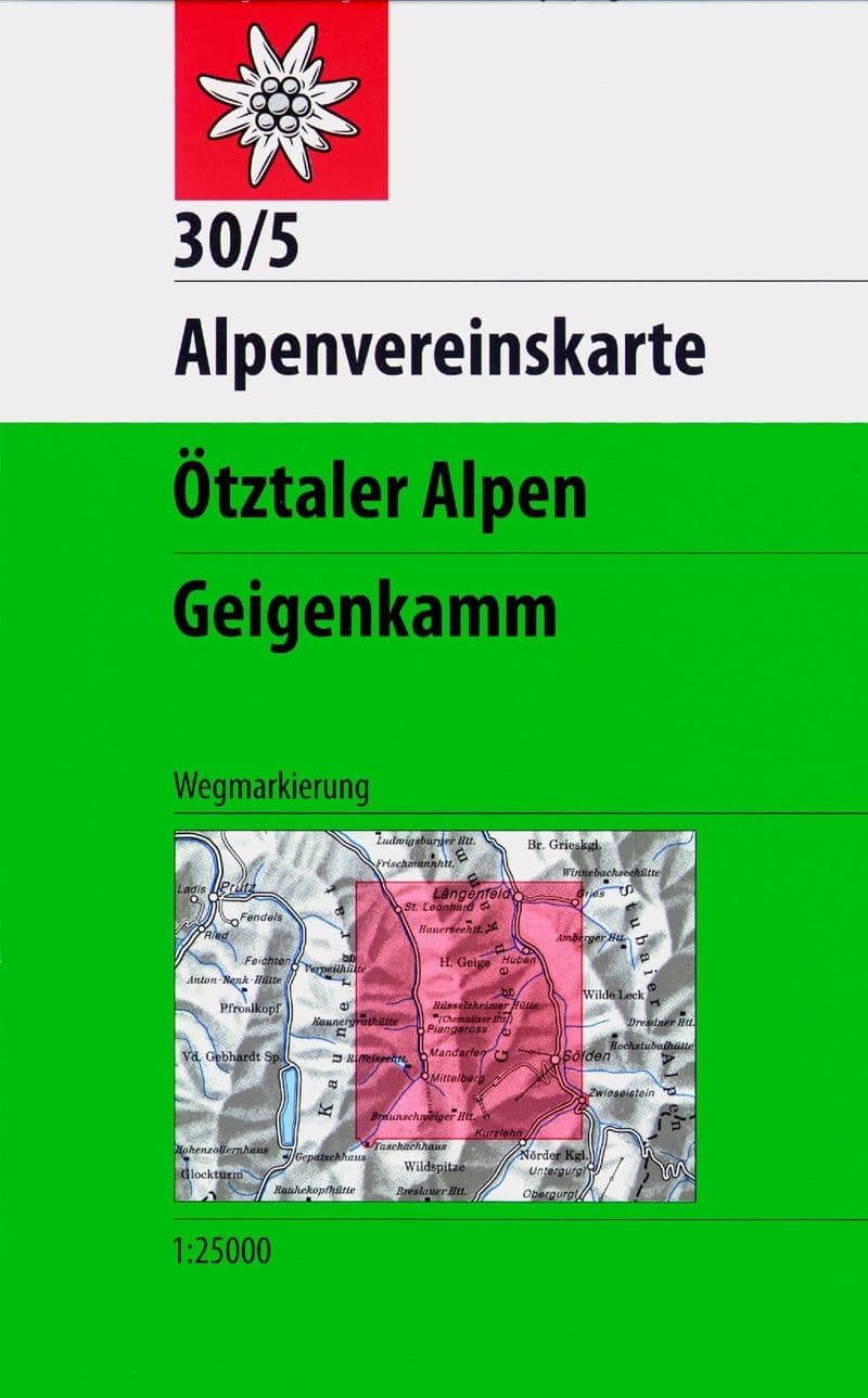 Alpine Club 30/5 - Ötztaler Alpen Geigenkamm