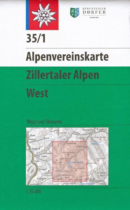 Alpine Club 35/1 - Zillertaler Alpen West