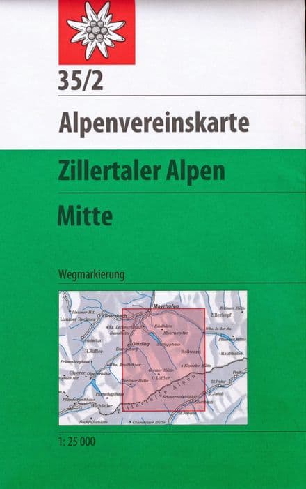 Alpine Club 35/2 - Zillertaler Alpen Middle