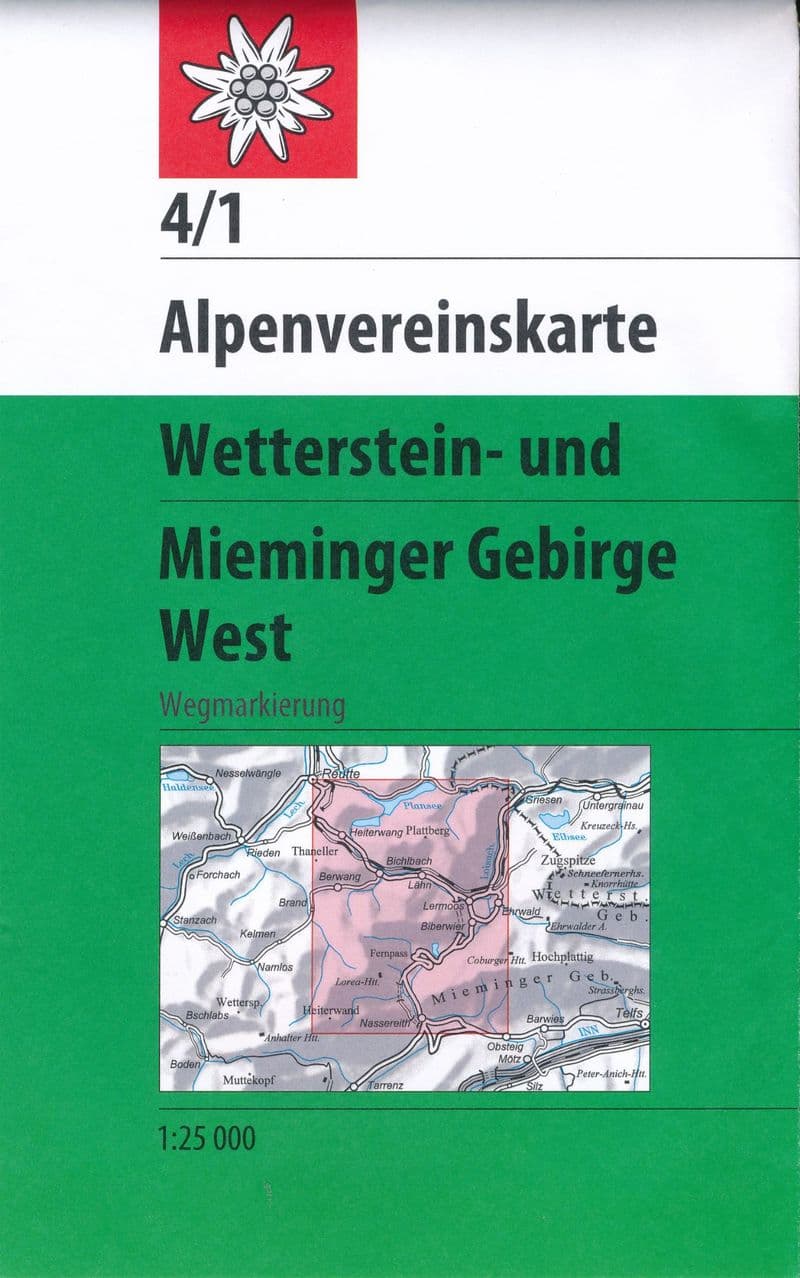 Alpine Club 4/1 - Wetterstein- und Mieminger Gebirge West
