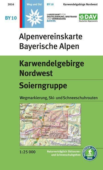 Alpine Club BY 10 - Karwendelgebirge Nordwest Soierngruppe Walk & Ski