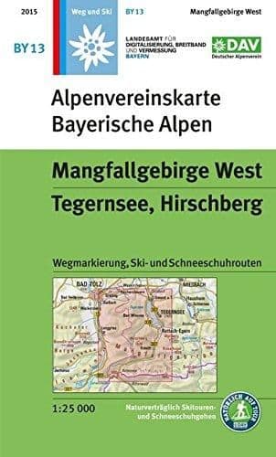 Alpine Club BY 13 - Mangfallgebirge West Walk & Ski