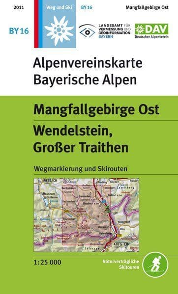 Alpine Club BY 16 - Mangfallgebirge Ost Wendelstein Walk & Ski