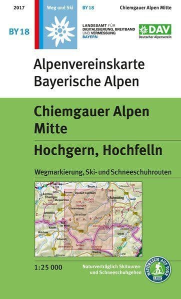 Alpine Club BY 18 - Chiemgauer Alpen Mitte Hochgern, Hochfelln Walk & Ski