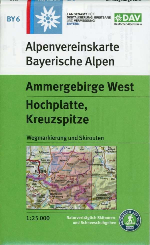 Alpine Club BY 6 - Ammergebirge West,  Hochplatte Kreuzspitze Walk & Ski