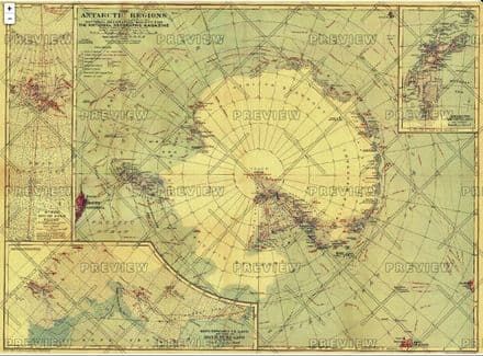 Antarctic Regions - Published 1932 by National Geographic