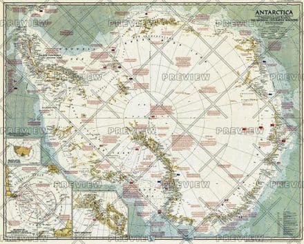 Antarctica - Published 1957 by National Geographic