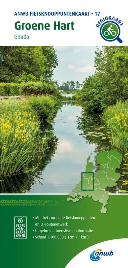 ANWB - 17 - Groene Hart Bicycle Junction Map - 1:100,000
