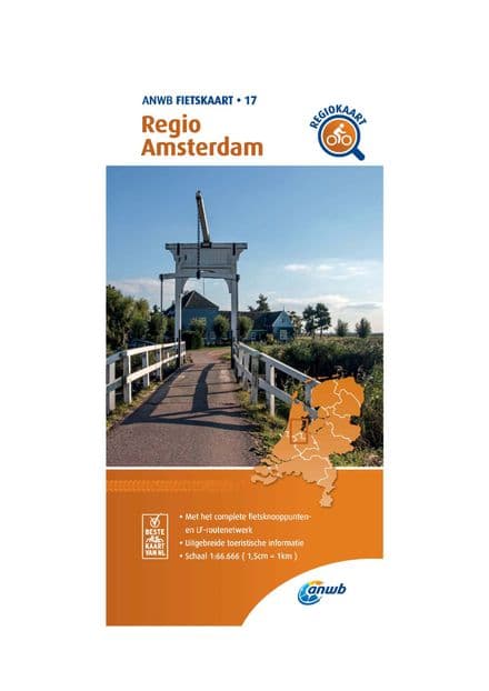 ANWB Cycling Map 17 Region Amsterdam 1:66,666