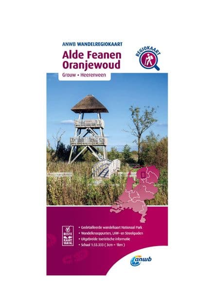 ANWB Walking Map - Alde Feanen, Oranjewoud - 1:33,333 - 003
