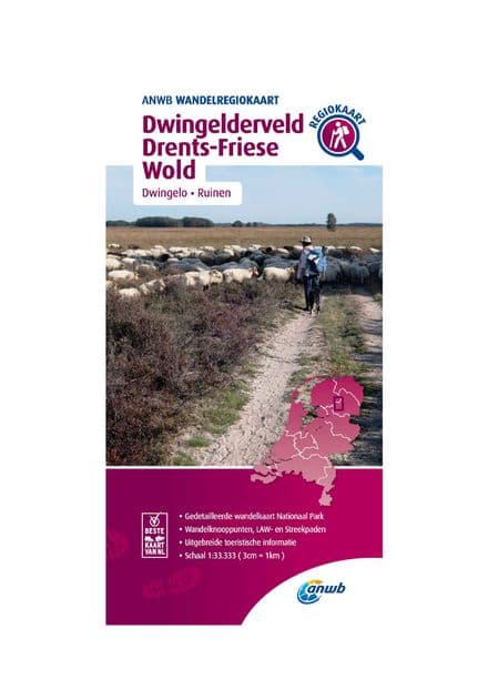 ANWB Walking Map - Dwingelderveld, Drents-Friese Wold - 1:33,333 - 025