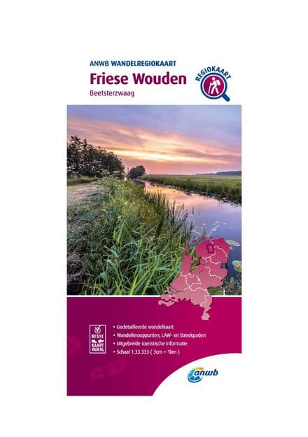 ANWB Walking Map - Friese Wouden - 1:33,333 - 033