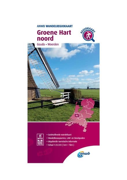 ANWB Walking Map - Groene Hart North - 1:33,333 - 038