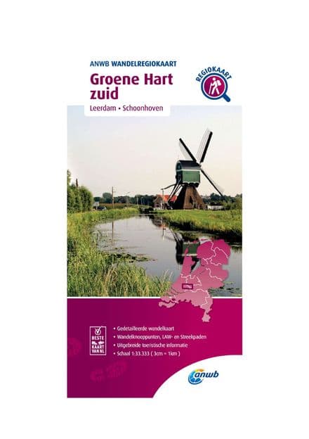 ANWB Walking Map - Groene Hart South - 1:33,333 - 039