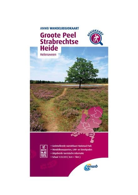 ANWB Walking Map - Groote Peel, Strabrechtse Heide - 1:33,333 - 042