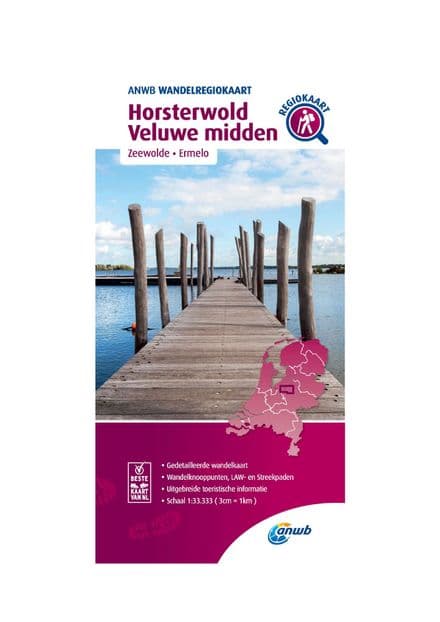 ANWB Walking Map - Horsterwold, Veluwe Middle - 1:33,333 - 059