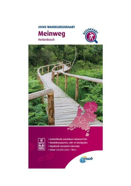 ANWB Walking Map - Meinweg - 1:33,333 - 072