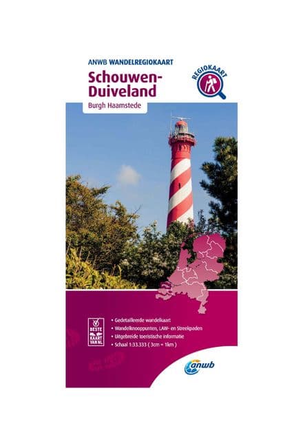 ANWB Walking Map - Schouwen Duiveland - 1:33,333 - 091