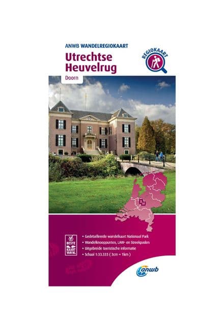 ANWB Walking Map - Utrechtse Heuvelrug - 1:33,333 - 095
