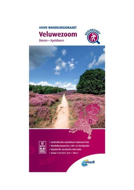 ANWB Walking Map - Veluwezoom - 1:33,333 - 102