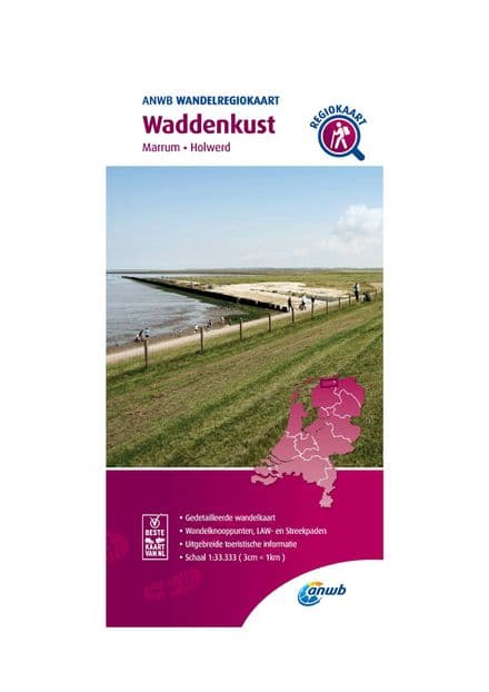 ANWB Walking Map - Waddenkust - 1:33,333 - 110