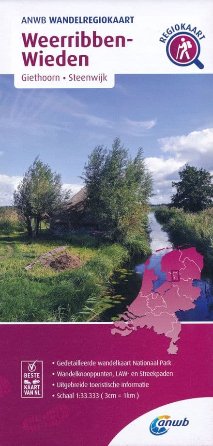 ANWB Walking Map - Weerribben-Wieden - 1:33,333 - 118