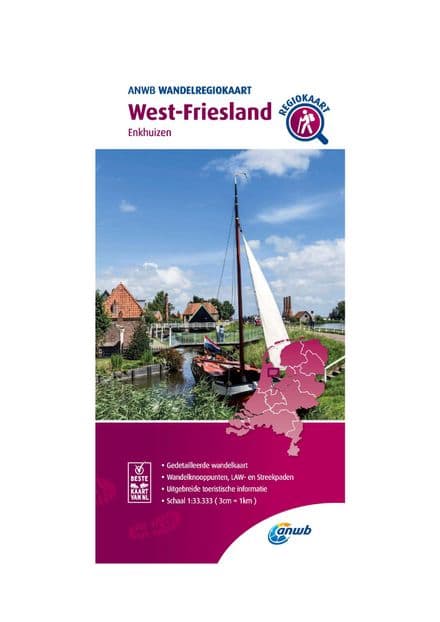 ANWB Walking Map - West-Friesland - 1:33,333 - 120