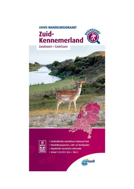 ANWB Walking Map - Zuid-Kennemerland - 1:33,333 - 125