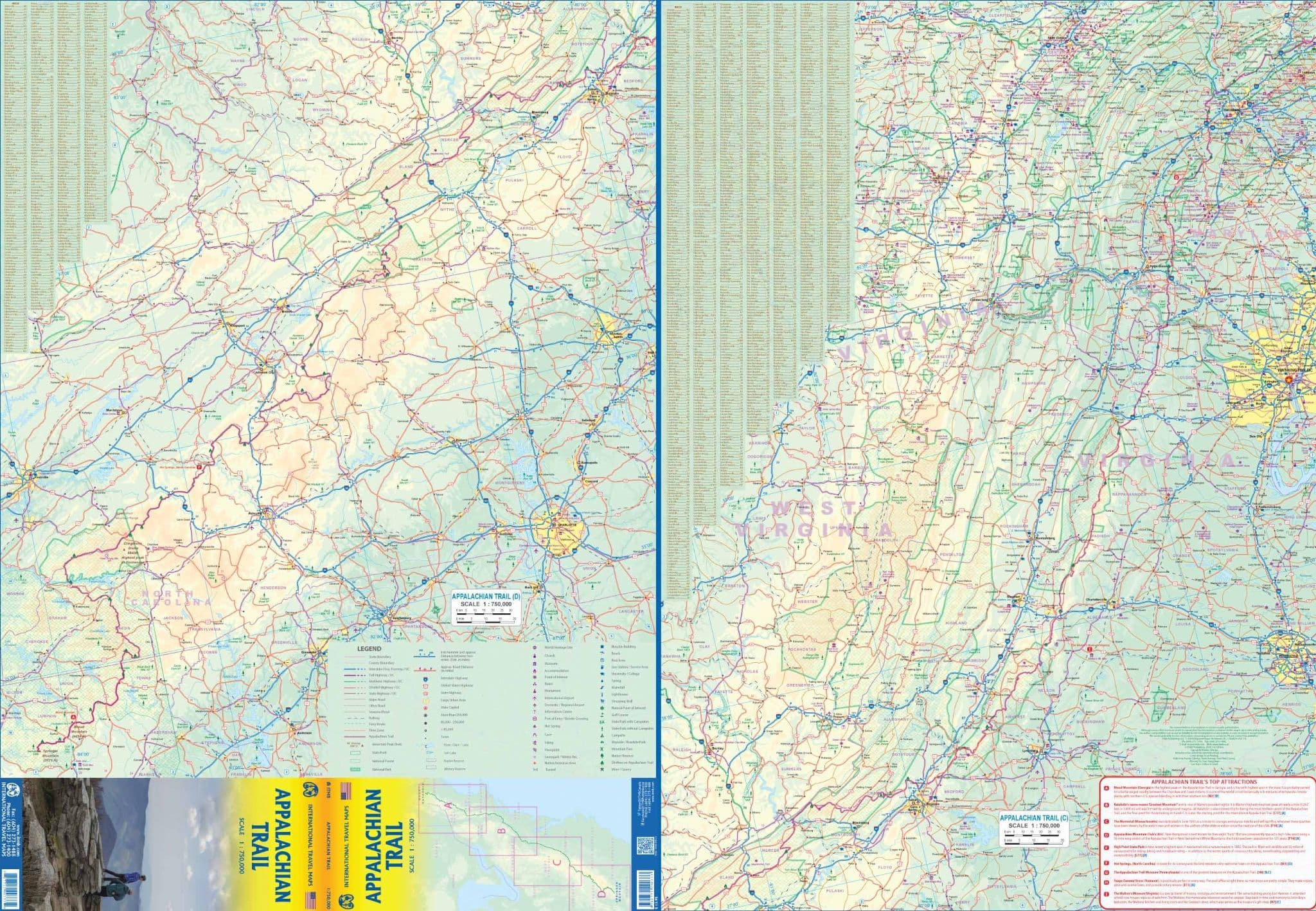 Appalachian Trail Route Planning Map - ITM