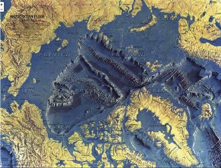 Arctic Ocean Floor - by National Geographic 1971