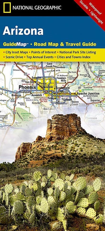 Arizona Road Map & Travel Guide GM04