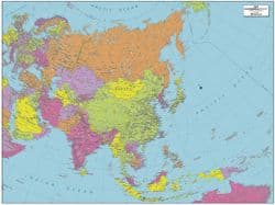 Asia Wall Maps
