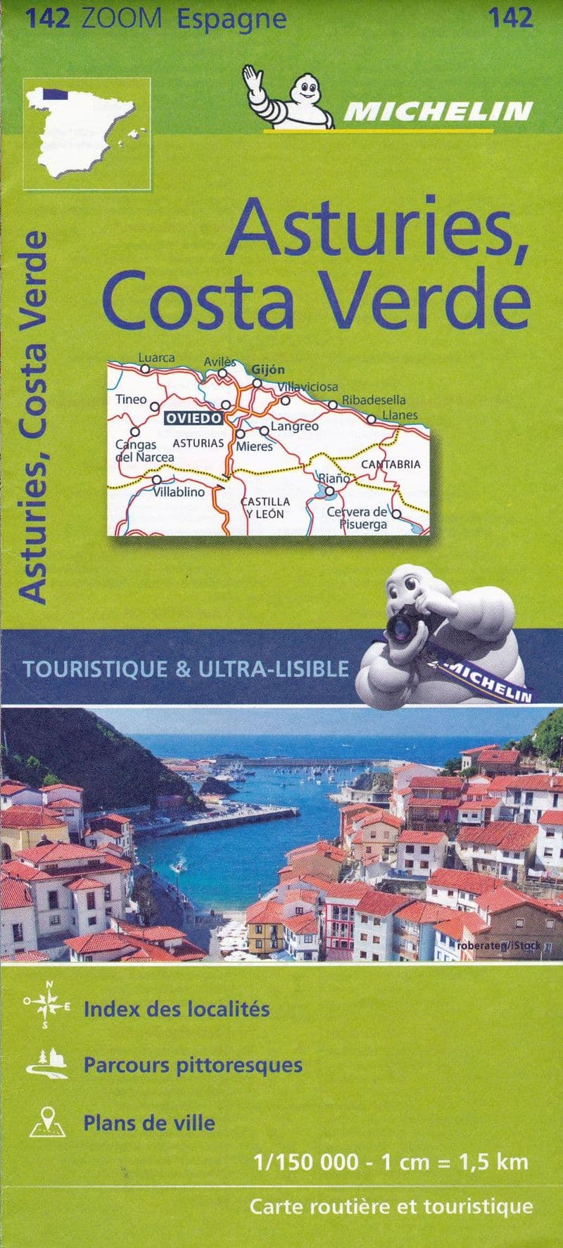 Asturias, Costa Verde - Michelin Zoom Map 142