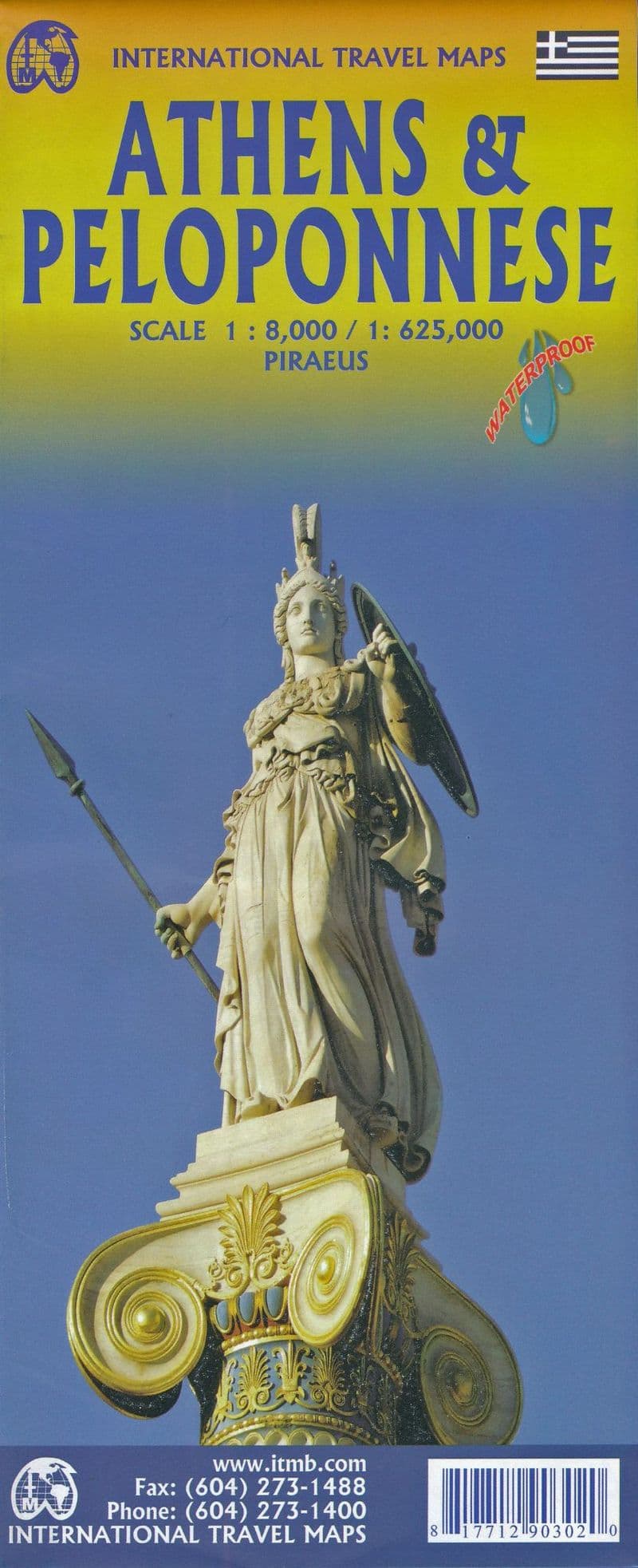 Athens & Peloponnes - Holiday Map - ITM