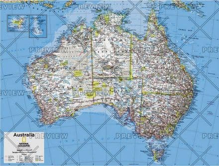 Australia Political - Atlas of the World, 10th Edition 2015 by National Geographic