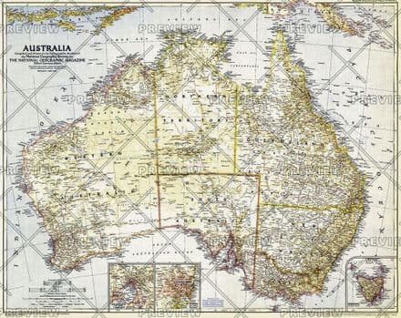 Australia - Published 1948 by National Geographic